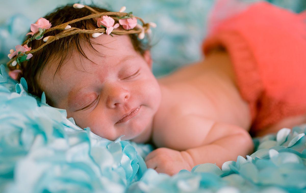 Sesión fotográfica para bebé en estudio