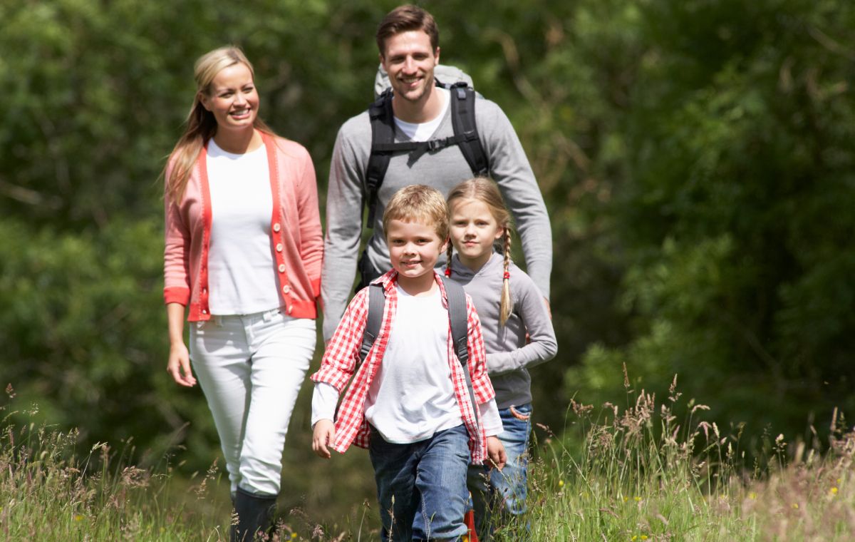 Ruta senderismo en familia