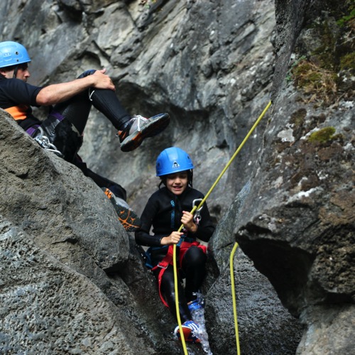 Descenso de barrancos en el Barranco de Sant Pere ó Barranco de Berrós