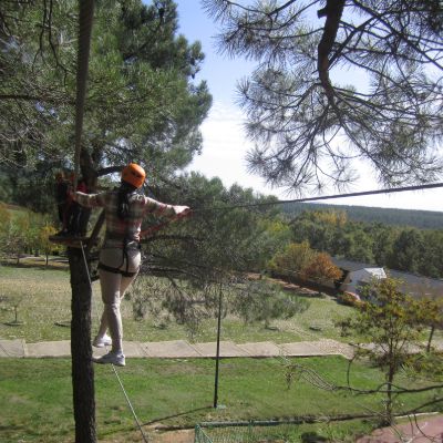 Circuito Park Aventura + escalada en caja