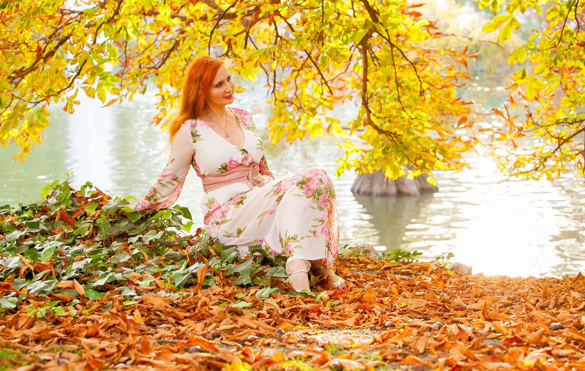 Sesión fotográfica en exteriores para embarazada.