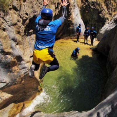 Barranquismo en río Verde-Otívar