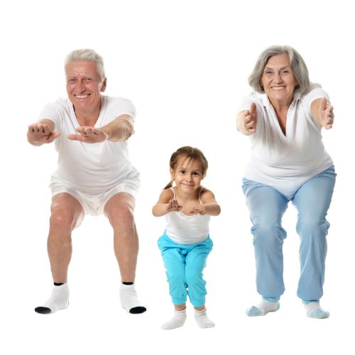 Clase grupal Abuelos y Nietos