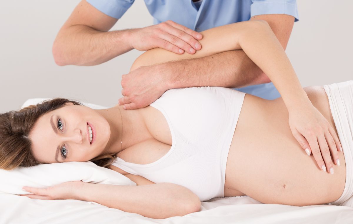 Masaje relajante embarazada